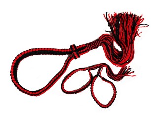 Muay Thai Mongkol Headband + Prajied Arm bands for Kids : Black-Red