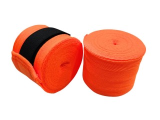 Muay Thai Equipment - Boxing Handwraps (Elastic) : Orange