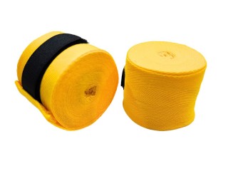 Muay Thai Equipment - Boxing Handwraps (Elastic) : Yellow