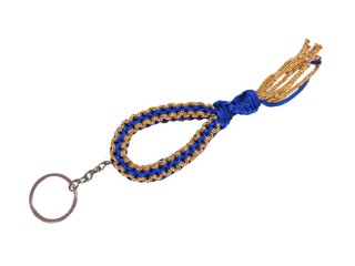 Kanong Muay Thai Mongkol Keyring : Blue-Gold
