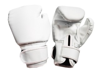 Kanong Kids Kickboxing Gloves : White
