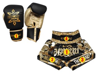 Custom Boxing Gloves and Custom Kickboxing Shorts